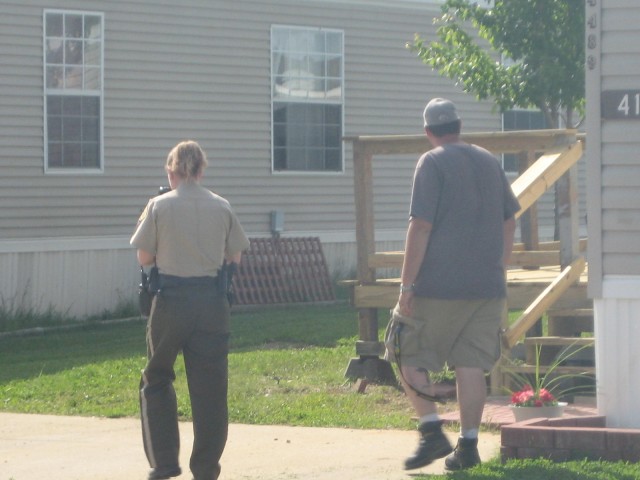 Trailer Fire June 5, 2009.   Super20 Mobile Home Park - North Casade Road.  