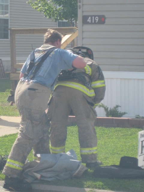 Trailer Fire June 5, 2009.   Super20 Mobile Home Park - North Casade Road.  