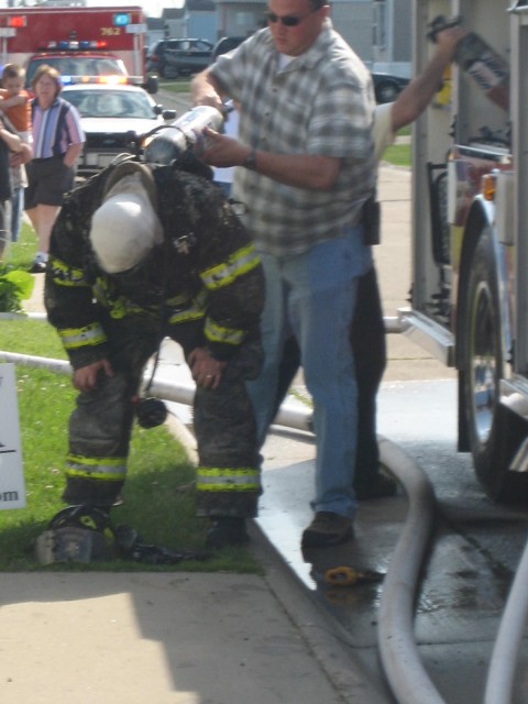 Trailer Fire June 5, 2009.   Super20 Mobile Home Park - North Casade Road.  