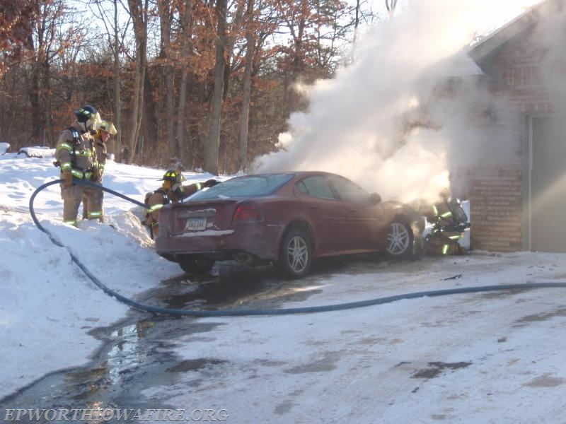 Monastery Rd. vehicle fire 01.07.2014
