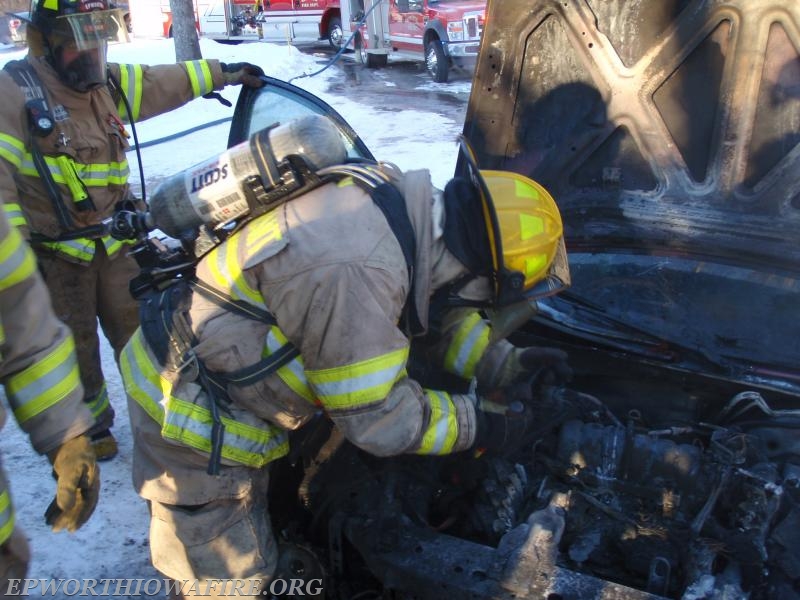 Monastery Rd. vehicle fire 01.07.2014