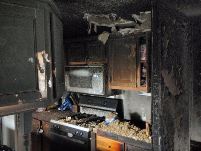 Mobile home fire, Lot 411 Super 20, July 27,2011