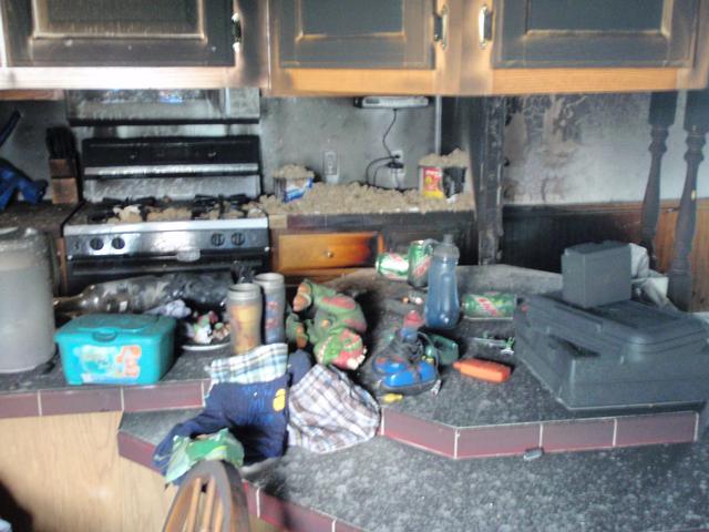 Mobile home fire, Lot 411 Super 20, July 27,2011