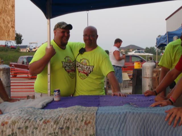 Kyle Schipper and Larry Wilgenbusch. July 16, 2011