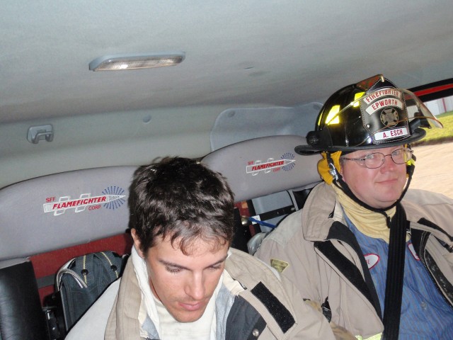 Kyle and Al, enjoying the ride. 9/15/2008