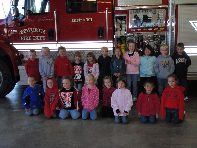 Fire Prevention Week. Kindergarten Tour. 10/10/2008.