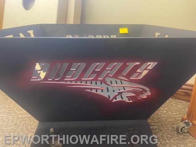 Fire Pit donated by Tri Dub Motors, Ben Wolf