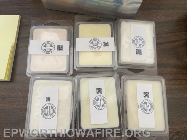 Six 2.5 oz wax melts donated by Todd Stratton @ Hot Mandles Candle Co