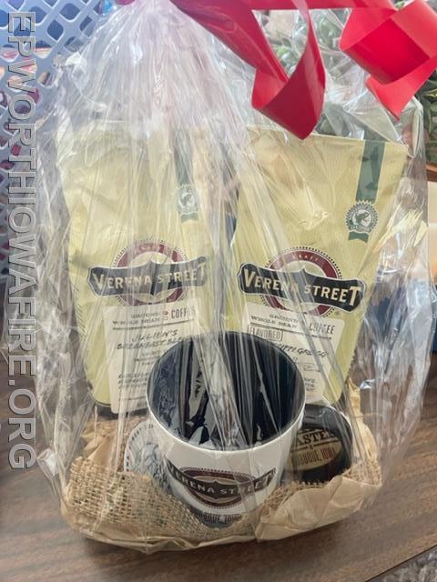 Coffee Lovers Basket donated by Verena St Coffee Co