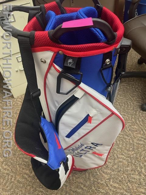Golf Bag donated by Berger Benefit Connections