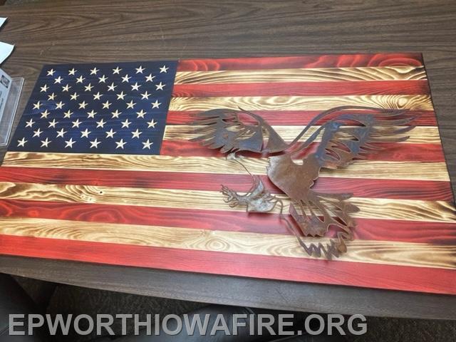 American Flag donated by Hot Rod Kramer