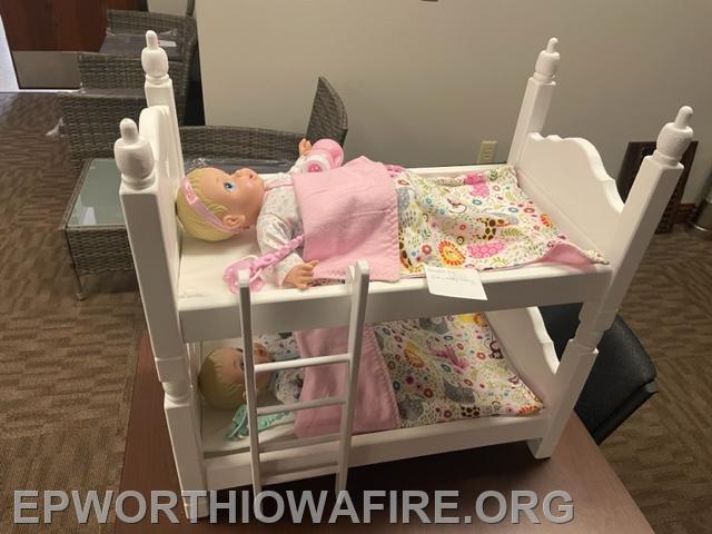 American girl doll bed Donated by Dick and Kathy Lahey