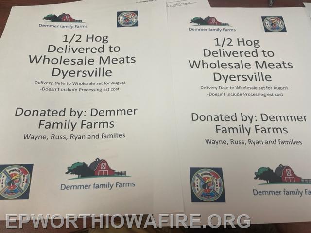 Donated by Demmer Family Farms
