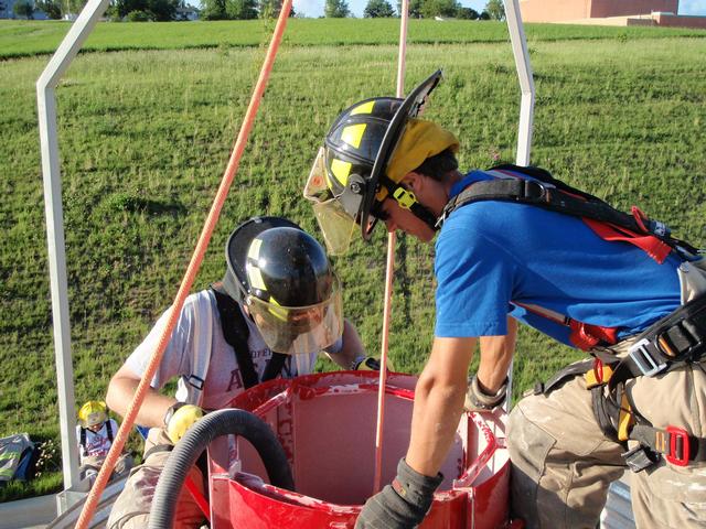 Firefighters Attend Grain Bin Rescue Class - Epworth Fire Department